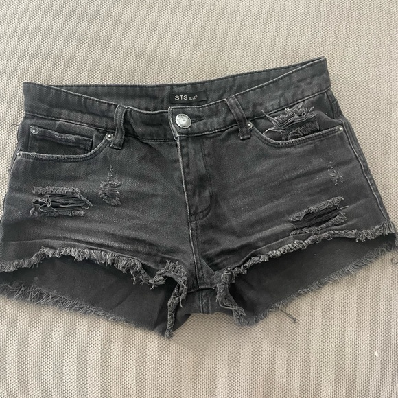 STS Blue Pants - STS Blue distressed denim shorts